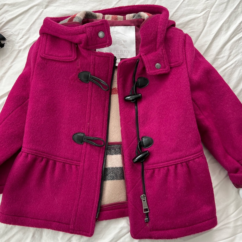 Toddler girl Burberry jacket